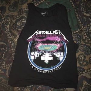 Metallica Master of Puppets Crop Top